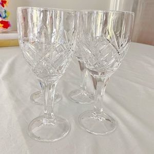 Dublin Godinger Shannon crystal clear glass, large wine glasses s…